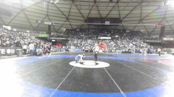 Boys 4A 138 lbs Cons. Round 2 - Levi Carlson, Hazen vs Masavo Gnonhossou, Lincoln (Seattle)