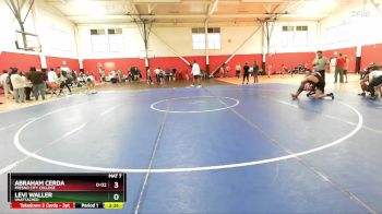 141 lbs Cons. Round 4 - Levi Waller, Unattached vs Abraham Cerda, Fresno City College