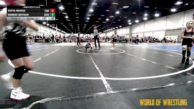 65 lbs Rr Rnd 3 - Sofia Munoz, Team Dash K-6 vs KIMBER BRYSON, SOTM Lady Outlaw