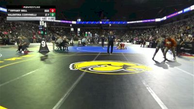 190 lbs Round Of 16 - Tiffany Bell, Orange Vista (SS) vs Valentina Corvinelli, St Patrick - St Vincent (NC)