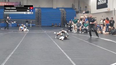 110 lbs Quarterfinal - Katie Simmons, Mount Olive vs Emma Jones, Indiana Tech