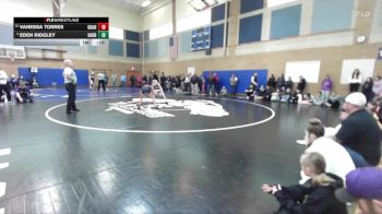 100lbs Cons. Round 8 - Vanessa Torres, Granger (Girls) vs Eden Ridgley, Harrisburg (Girls)