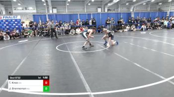 132 lbs Final - Tyler Knox, MA vs Jacob Brenneman, MD