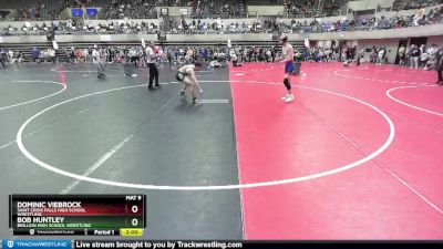 135 lbs Quarterfinal - Bob Huntley, Brillion High School Wrestling vs Dominic Viebrock, Saint Croix Falls High School Wrestling