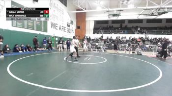 113 lbs 3rd Place Match - Max Martinez, Ramona (Riverside) vs Julian Lopez, Arroyo