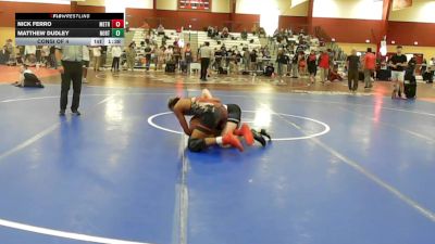 150 lbs Consi Of 4 - Nick Ferro, Metro West vs Matthew Dudley, Northbridge, MA