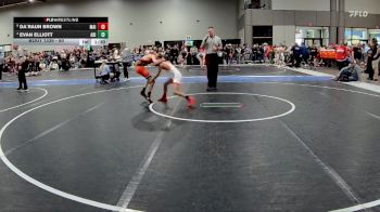 80 lbs Quarterfinal - Da`raun Brown, Maize vs Evan Elliott, Abilene