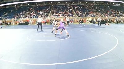 D2-132 lbs Cons. Round 3 - Aaron Wilson, Avondale HS vs Izaak Kukulski, John Glenn HS (Bay City)