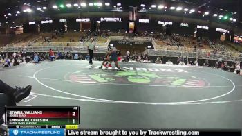 145 lbs Champ. Round 3 - Jewell Williams, Jensen Beach vs Emmanuel Celestin, Mater Lakes Academy