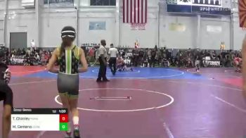 86 lbs Consolation - Matthew Centeno, CRAW/RoughHouse vs Taylen Chanley, Poway Elite