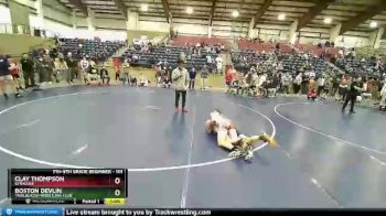 101 lbs Semifinal - Clay Thompson, SYRACUSE vs Boston Devlin, Trailblazer Wrestling Club