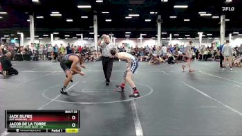 130 lbs Round 6 (8 Team) - Jacob De La Torre, Terps East Coast Elite vs Jack Silfies, Mat Warriors