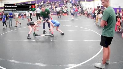 80/85 Round 2 - Sophia Miller, Legacy Elite Wrestling vs Aria Bushaw, Carolina Reapers