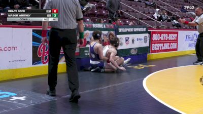 133 lbs Consi 1 - Brady Deck, Hempfield vs Mason Whitney, Abington Heights