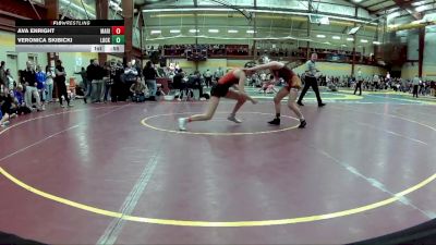 120 lbs Cons. Round 3 - Ava Enright, Marist HS vs Veronica Skibicki, Lockport
