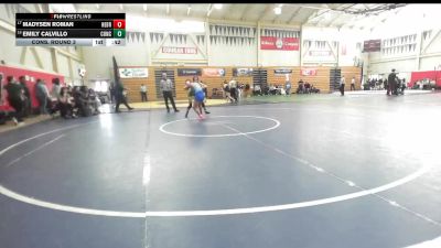 105 lbs Cons. Round 3 - Madysen Roman, Heritage (Brentwood) vs Emily Calvillo, Concord
