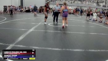 185 lbs Semis (4 Team) - Jurelys Peguero Del Rosario, Central Pennies Power vs Shaelie Young, MGW Lost Souls