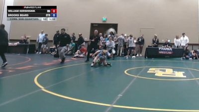 88 lbs Cons. Sub-quarters - William Kershisnik, Impact Wrestling Academy vs Brooks Beard, Steller Trained