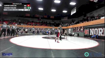 43 lbs Rr Rnd 3 - Carter Casillas, Noble Takedown Club vs Gunner Poeling, Duncan Demon Wrestling