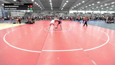 182 lbs Consi Of 8 #2 - Gian Richardson, RI vs Wyatt Gordon, OH