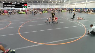 95 lbs Cons. Round 4 - Joshua Sanders, Unattached vs Kenny Hartman, Wauseon