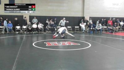 126 lbs Consi Of 8 #2 - Ned Buckley, Hingham vs Patrick Cloney, Tri-County