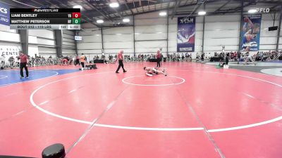 119 lbs Round Of 16 - Liam Bentley, VA vs Matthew Peterson, NY