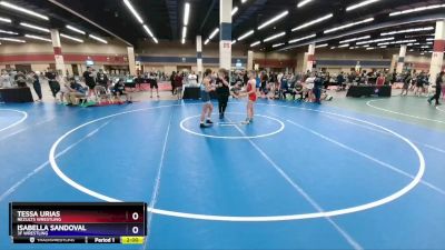 112 lbs Quarterfinal - Tessa Urias, ReZults Wrestling vs Isabella Sandoval, 3F Wrestling