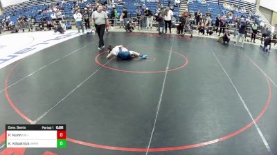 12U Boys - 74 lbs Cons. Semis - Kalix Kilpatrick, Grindhouse Wrestling vs Princeton Nunn, California