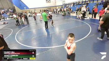 63 lbs Round 2 - Wyatt Forbush, Team Prestige vs Clancy Hill, Bear River Wrestling Club