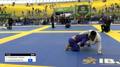 CAIO HENRIQUE YONAMINE vs DIEGO RODRIGO BORTOLON 2024 Brasileiro Jiu-Jitsu IBJJF