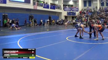 190 lbs Cons. Round 4 - Logan Barbour, SYLVANIA SOUTHVIEW vs Ayden Johnson, NAPOLEON