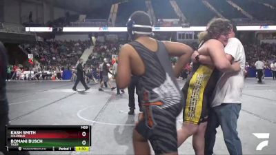 215 lbs Quarterfinal - Bomani Busch, Tiger vs Kash Smith, Columbus