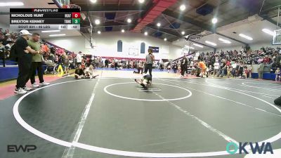 46 lbs Round Of 32 - Nicholous Hunt, Heat vs Brexton Kenney, Tonkawa Takedown Club