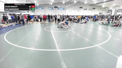 C-126 lbs Consi Of 8 #1 - Jacob Hensley, WV vs Sam Henderson, OH