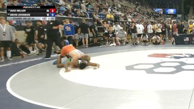 157 lbs Champ. Rd Of 64 - Jake Miller, Oklahoma vs Devin Johnson, Wisconsin