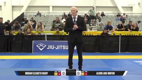 Alison Jane Minton vs Miriam Elizabeth Grady 2025 World IBJJF Jiu-Jitsu No-Gi Championship