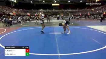 109 lbs Quarterfinal - Sophia Cornish, Reign vs Yzabella Austin, Central Catholic