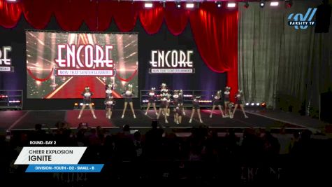 Cheer Explosion - Ignite [2024 L1 Youth - D2 - Small - B Day 2] 2024 Encore Grand Nationals