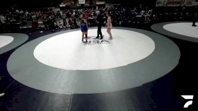 155 lbs Olivia Faust, CVWA - Central Valley Wrestling Association vs Anjelika-Marie Shiflett, IEWA - Inland Empire Wrestling Association
