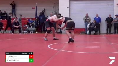 285 lbs Quarterfinal - Jordan Cree, Rensselaer Central vs Peyton Kendall, Penn