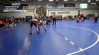 165 lbs Semifinal - Christopher Meyer, Independence vs Lane Gudenkauf, West Delaware, Manchester