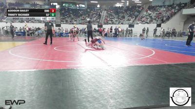 108 lbs Round Of 32 - Addison Bailey, Edmond Memorial vs Trinity Rickner, Glenpool JH