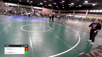 87 lbs Rr Rnd 3 - Jayce Powers, Powerline WC vs Ethan Jimenez, Threshold WC