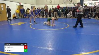 114 lbs R-32 - Easton Mull, Chestnut Ridge vs Karson Brown, St. Edward-OH