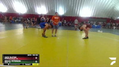 193-194 lbs Round 2 - Jack Olstad, Moorhead SPUDS vs Brock Peterson, Mora