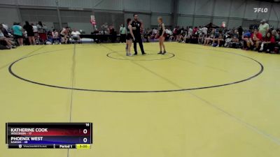 95 lbs Placement Matches (8 Team) - Katherine Cook, Wisconsin vs Phoenix West, Kansas