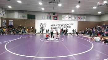 90 lbs Round 2 (6 Team) - Jacen Nichols, Glenrock Intermediate Middle School vs Quincy McClellan, H.E.M. Middle School