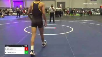 102 lbs Consi Of 8 #1 - Elias Johnson, Garage Grinders vs Rene Cordero, Poway Elite