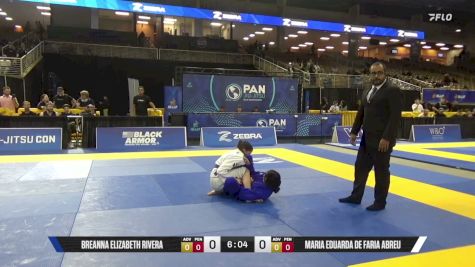 Maria Eduarda De Faria Abreu vs Breanna Elizabeth Rivera 2026 Pan Jiu Jitsu IBJJF Championship
